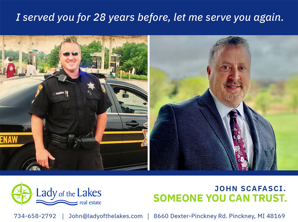 I served you for 28 years, let me serve you again. - John Scafasci, realtor of Lady of The Lakes.